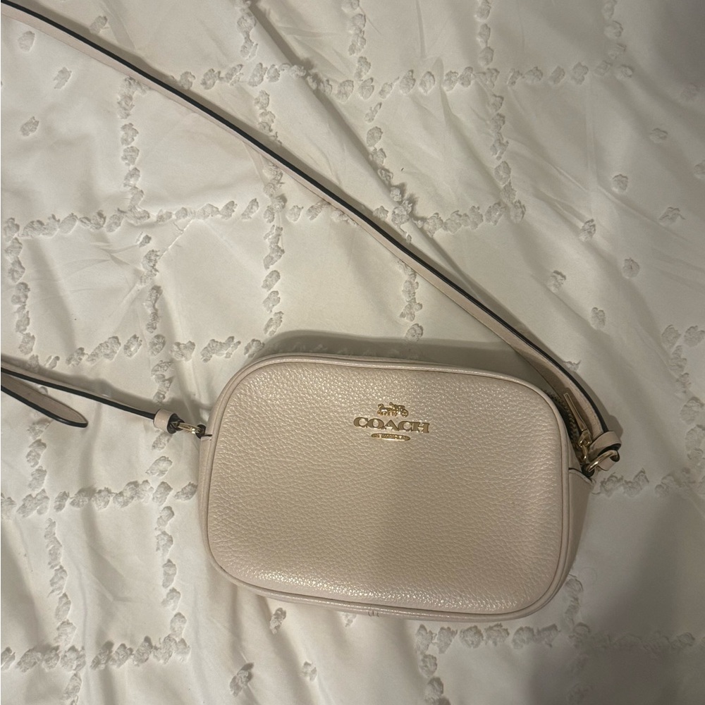 Coach Beige Crossbody Bag